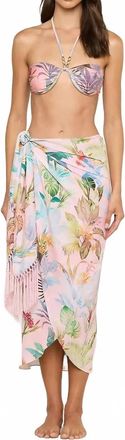 L'agence Palm Marena Cover Up In White Multi