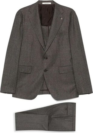 Tagliatore Single Breasted Suit - Heren - Business pakken - Grijs - M - Kostuums