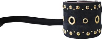 Maje Azalea Tassel Belt in Black Suede