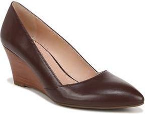 Franco Sarto Frankie Leather Wedge Pump in Cafe at Nordstrom Rack, Size 8.5