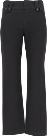 Isabel Marant Birdy Pants - Dames - Straight fit broeken - Zwart - S - Katoen - Broeken