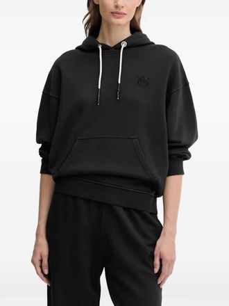 Pinko Melato hoodie met trekkoord en logo - Zwart