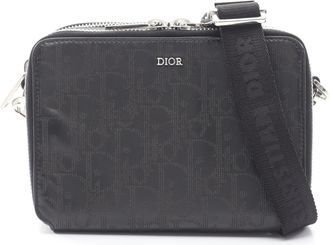 Dior Black Leather Handbag Shoulder Bag (Pre-Owned)
