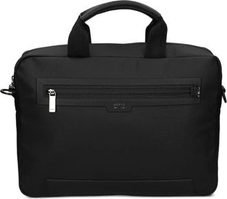 HUGO BOSS Tassen, Heren, Zwart, ONE Size, Polyester, Cullen Laptop Aktetas