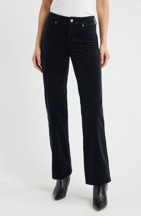 NYDJ Brooklyn Bootcut Corduroy Pants in Black at Nordstrom, Size 14