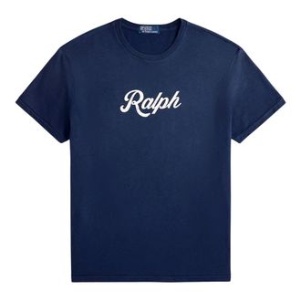 Ralph Lauren T-Shirts, male, Blue, Size: XL The Ralph Logo T-shirt