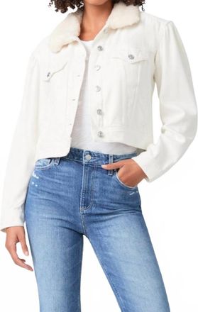Paige Blythe Jacket In Tonal Ecru