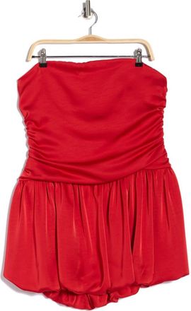 Abound Strapless Satin Bubble Dress in Red Salsa at Nordstrom Rack, Size X-Large