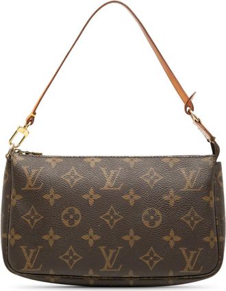 Louis Vuitton Borsa a spalla Pochette Accessoires con monogramma 1998 - Marrone