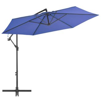 Berkfield Home Cantilever Umbrella with Aluminium Pole 300 cm Blue