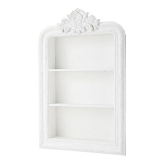 Maisons du monde Estanter&iacute;a blanca con molduras