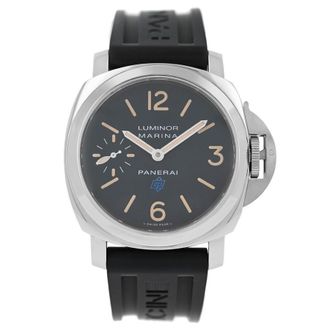 Officine Panerai Pre-owned Panerai Luminor Marina Black Dial Mens Watch PAM00631