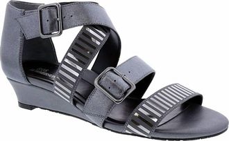 Ros Hommerson Womens Voluptuous Sandal In Pewter Combo