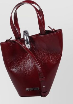Jacquemus structured tote bag with top handle and strap