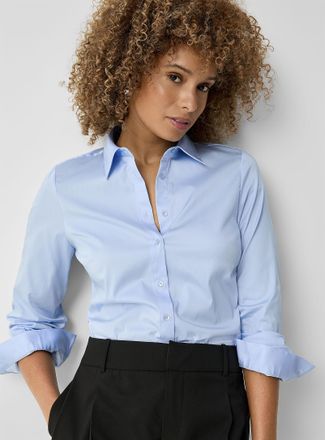 Contemporaine Womens Stretch poplin shirt