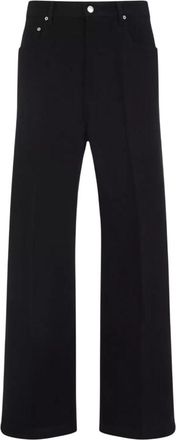 Rick Owens Pantaloni Dritti A Gamba Larga In Jeans Geth-Uomo