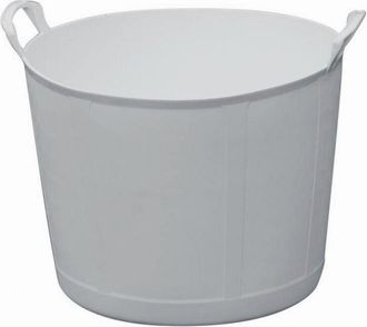 OEM Cubeta De Pl&aacute;stico Blanco Reforzado De 42 Litros - 310211