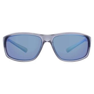 Nike Grey Blue Flash Wrap Mens Sunglasses NIKE ADRENALINE NN I 014 64