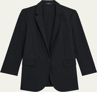 Theory Precision Ponte Boyfriend Blazer