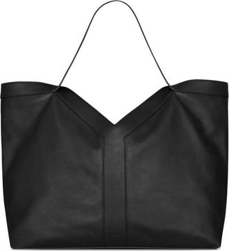 Saint Laurent Large Y Tote In Leather Bags