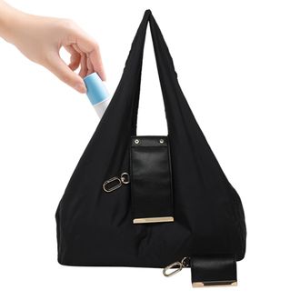 Generic Foldable Reusable Shopping Bag, Fold Up Shopping Bag Keyring, Keychain Foldable Tote Bags, Large-Capacity Eco-Friendly Tote Bags, New Texture Sense Fo