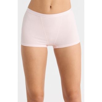 Honeydew Intimates Emma Rib Boyshorts in Budding at Nordstrom, Size X-Large