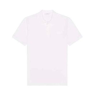 Givenchy Polo de algod&oacute;n con detalle de gros grain - Tops - Hombre - Blanco - M