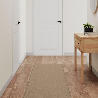 vidaXL Alfombra De Pasillo Con Aspecto De Sisal Color Arena 50x300 Cm Vidaxl