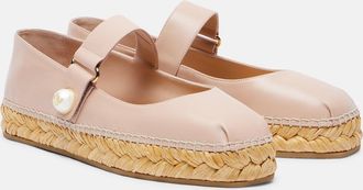 Jimmy Choo London Espadrillas Fayence in pelle