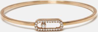 Messika Move Uno Diamond 18K Rose Gold Bracelet