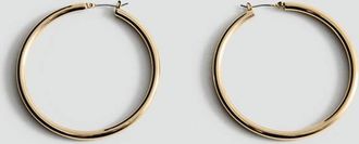 Mango Orecchini anelli metallo oro - Donna - Taglia unica - MANGO