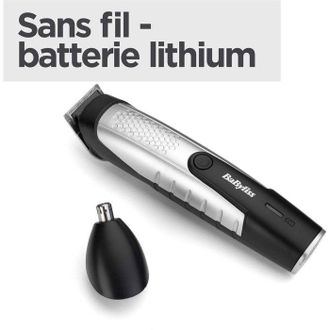 BaByliss Cortadora De Cabello - Babyliss - P1358e - Cuchilla De Acero Inoxidable - Impermeable - Funci&oacute;n A Pilas
