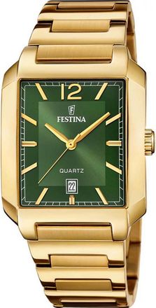 Festina F20678-5 Mens On The Square Watch - Gold - One Size