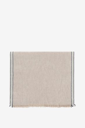 Brunello Cucinelli Webschal aus Kaschmir mit Seitenstreifen