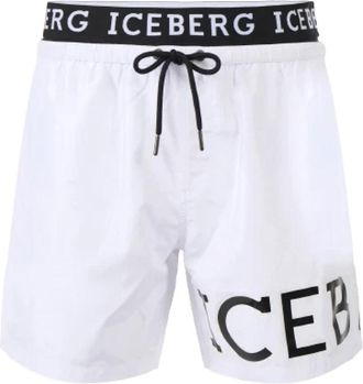 Iceberg Ice 2Mb 11 Board Short - Heren - Strandmode - Wit - 2XL - Polyester - Badmode