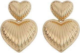 Panacea Double Heart Drop Earrings in Gold at Nordstrom Rack