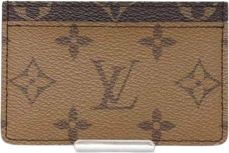 Louis Vuitton Pre-owned Wallets, female, Brown, Size: ONE SIZE Pre-owned Canvas Wallet