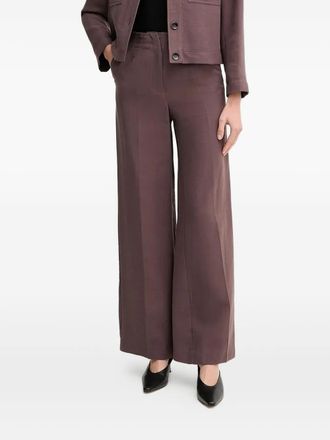 Pedro del Hierro wide-leg trousers - Brown