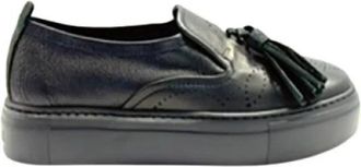 Fratelli Rossetti Brera Moccasin - Dames - Loafers - Zwart - 36 EU - Leer - Schoenen