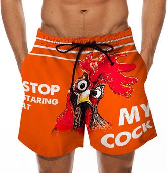 Generic Swimming Pant Casual Drawstring Print Festival Beach Shorts Special Cock Trouser Beer Swimwear Tight Summer Quick-Dry Swim Trunks Prank for Party Turk