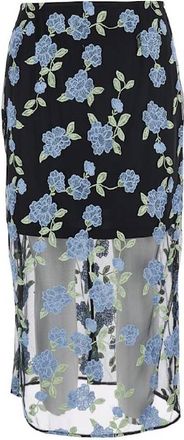 Rotate Mesh Midi Pencil Skirt, Brand Size 36 ( US Size 2 )