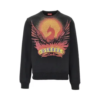 Diesel Phoenix print crewneck sweatshirt Man XL
