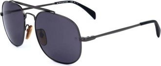 Eyewear by David Beckham Stijlvolle zonnebril voor mannen - unisex - Zonnebrillen - Zwart - 57 MM - Accessoires