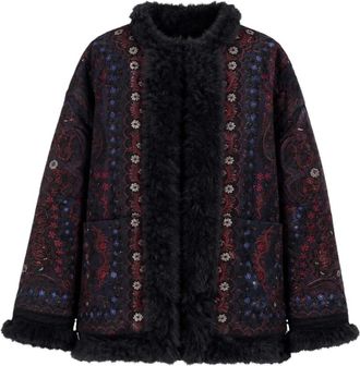 Antik Batik Ivan Jacket - Dames - Jassen - Blauw - M - Katoen - Jassen