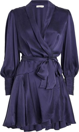 Zimmermann Silk Wrap Mini Dress Size XXS