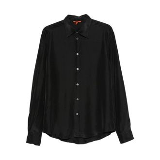Barena Camicia Maridola - Heren - Overhemden - Zwart - Maat: XL Katoen