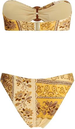 Zimmermann Womens Yellow Lycra Bikini Clothing