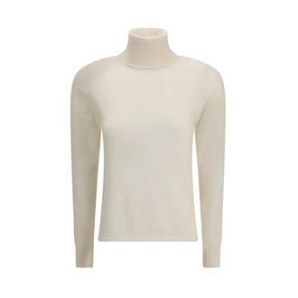 Max Mara Dames, Truien, Wit, Maat: S Wol