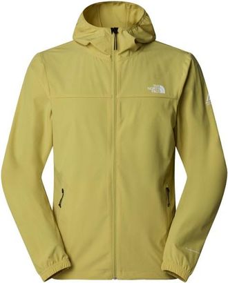 The North Face Mountain Athletics Hooded Wind Jacket Softshelljacke für Herren | oliv/beige