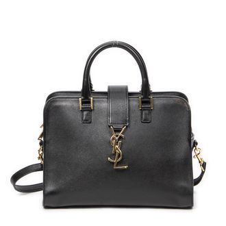 Saint Laurent Pre-owned Womens Baby Monogram Cabas Shoulder bag - Black - One Size